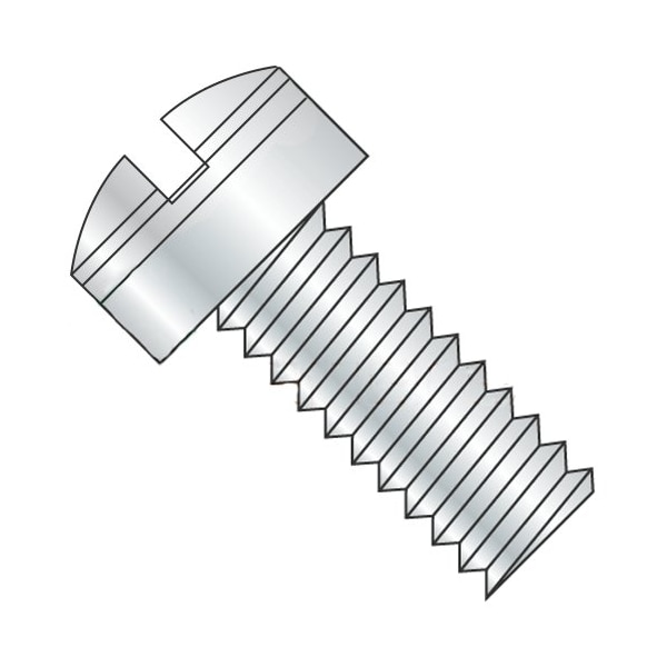 Newport Fasteners #10-32 x 1-1/4 in Slotted Fillister Machine Screw, Plain 18-8 Stainless Steel, 250 PK 263290 - main